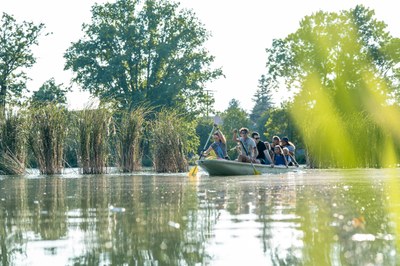 Akce Zažít Porubu jinak vám nabídne i možnost svézt se po porubském rybníku na lodičce. Foto: Jiří Birke 