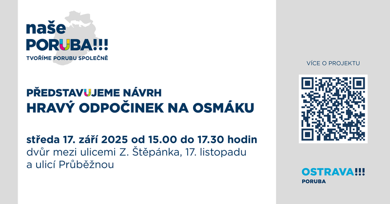 Naše Poruba!!! – Tři finálové projekty budou představeny