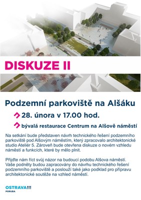 Podzemní parkování pod Alšovým náměstím má řešení