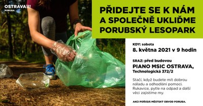 Pojďte s námi uklidit porubský lesopark