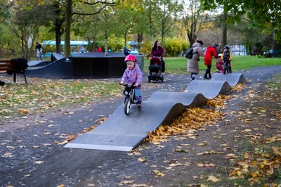 Vítězem zatím posledního ročníku porubského participativního rozpočtu se stal návrh s názvem Dopravní hřiště a pumptrack. Kdo vyhraje letos? Foto: Jiří Birke