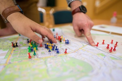 Do pocitových map mohou Porubané značit pocity z jednotlivých míst obvodu. Foto: Jiří Birke