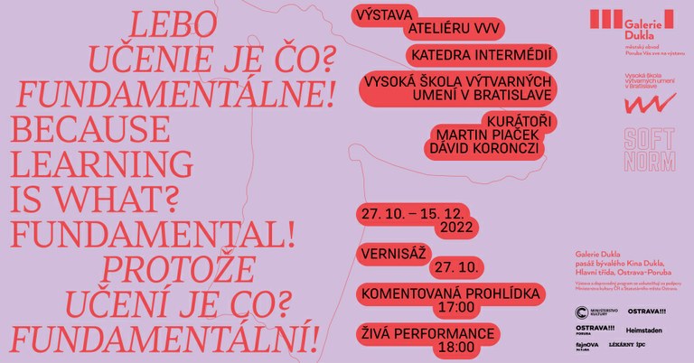 Lebo učenie je čo? Fundamentálne! (27. 10. – 15. 12. 2022)