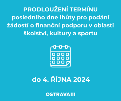 Město Ostrava prodloužilo termín pro podání žádostí o finanční podporu. Zdroj: MMO