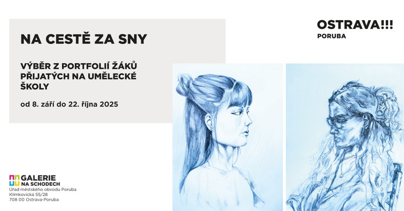V Galerii na schodech představí své práce žáci ZUŠ J. Valčíka