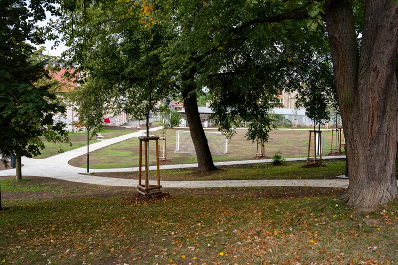 Zámecký park získal novou podobu