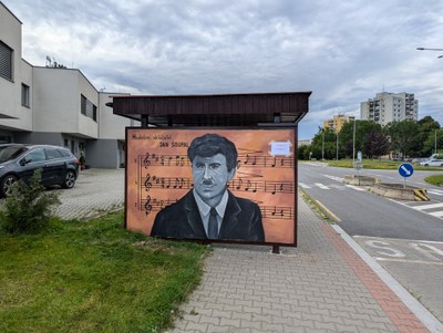 Nová podoba autobusové zastávky Jana Šoupala. Foto: ÚMOb Poruba