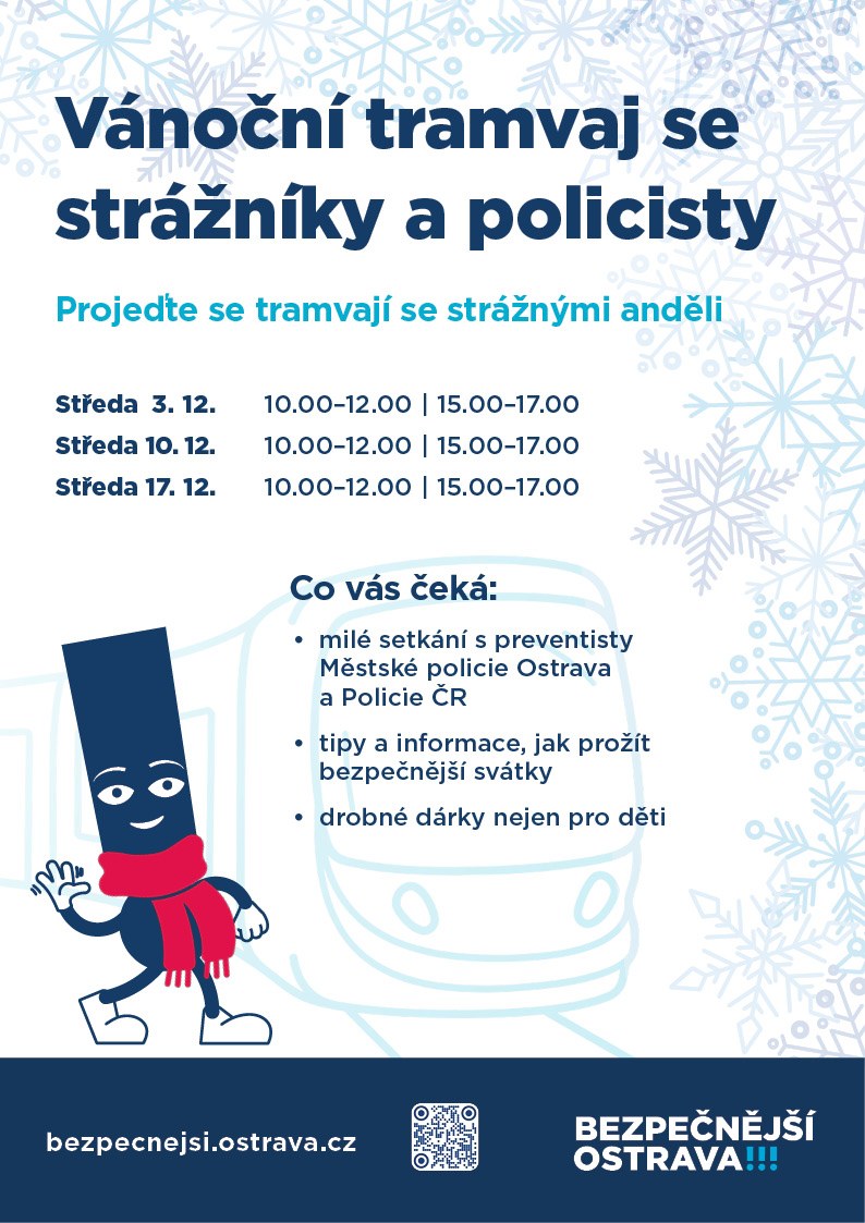vánoční tramvaj - preventisté