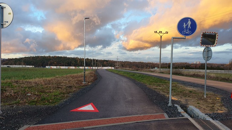 Cyklistické propojení Poruby s Vřesinou bylo dokončeno