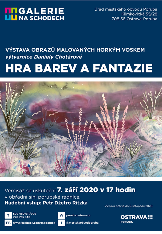 Hra barev a fantazie v radniční galerii