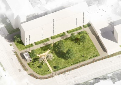 Křižovatka u vozovny se postupně proměňuje