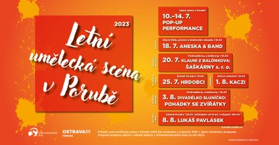 Letošní Letní umělecká scéna v Porubě nabídne vystoupení pro děti i dospělé