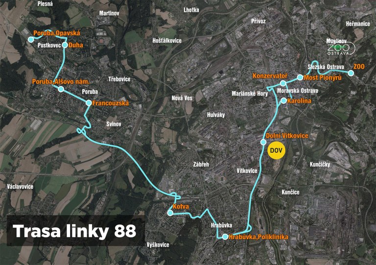Nová trasa pro doubledeckery. Do Zoo a DOV nově z Poruby a Jihu