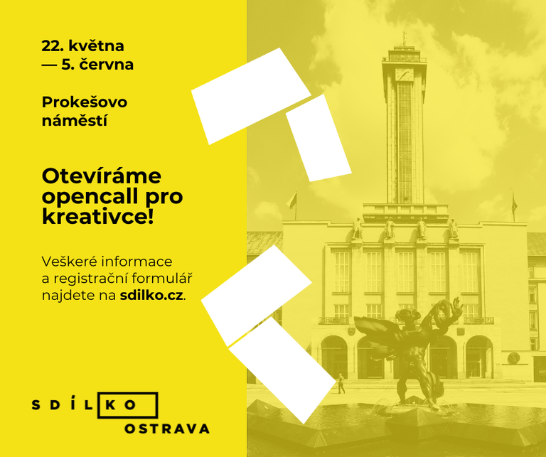 Pop-up expozice Sdílko se přesouvá do centra Ostravy a hledá zájemce z kreativních odvětví