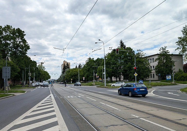 Rekonstrukce křižovatky ulic 17. listopadu a Dr. Slabihoudka