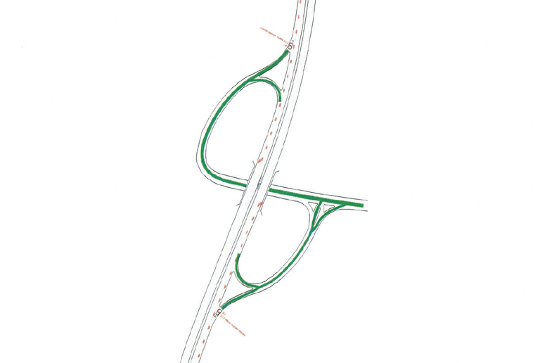 Rekonstrukce sjezdové a nájezdové rampy z Rudné ulice
