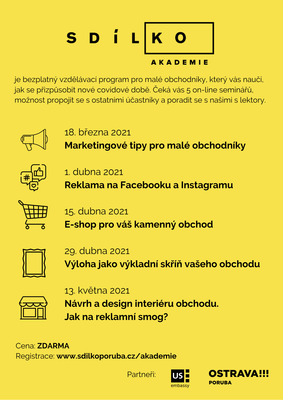 Sdílko akademie chce pomoci obchodníkům