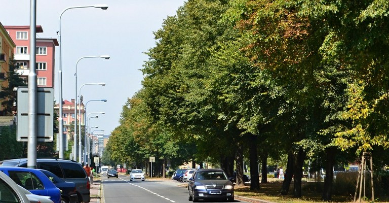 Uzavírka Hlavní třídy a Vřesinské ulice