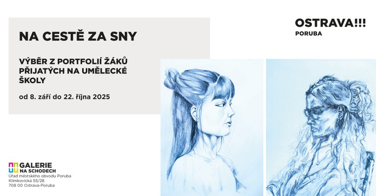 V Galerii na schodech představí své práce žáci ZUŠ J. Valčíka
