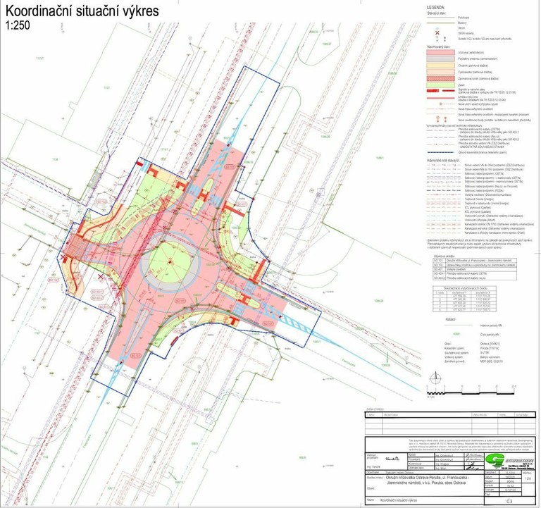 V Porubě se chystá výstavba nové okružní křižovatky, má snížit nehodovost