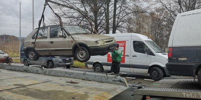 Vraky aut mizí z ulic Poruby