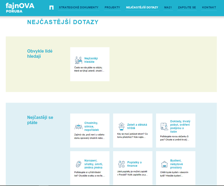 Vše, co jste chtěli vědět o fungování Poruby, najdete na webu