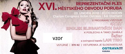 Vstupenky na ples Poruby jsou v prodeji!