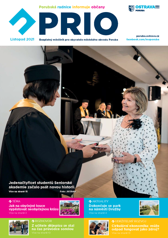Vychází listopadové číslo zpravodaje PRIO