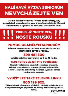 Vytištěním letáku můžete pomoct sousedům