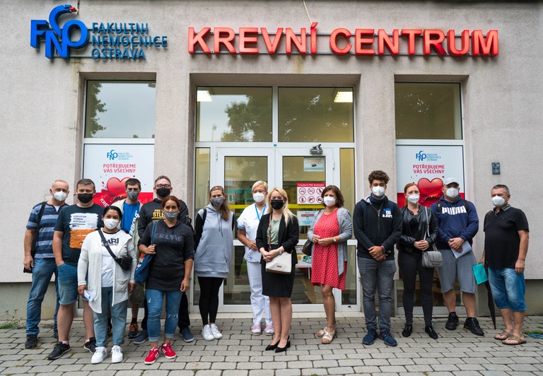 Zaměstnanci porubské radnice darovali krev