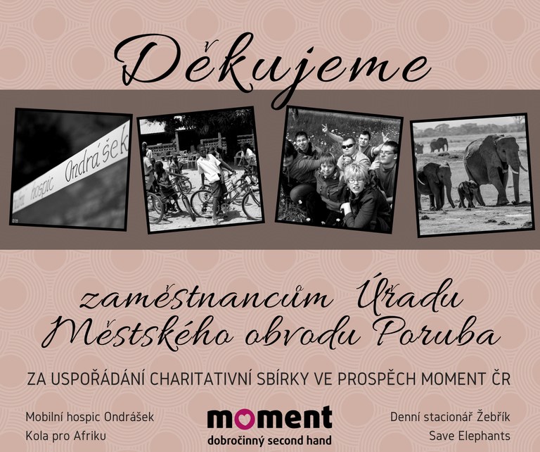 Zaměstnanci úřadu pomohli dobré věci