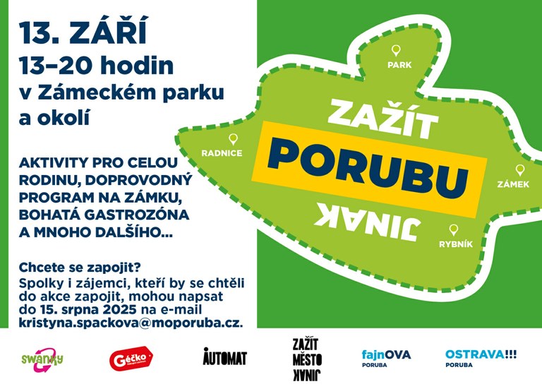Zapojte se do slavnosti Zažít Porubu jinak