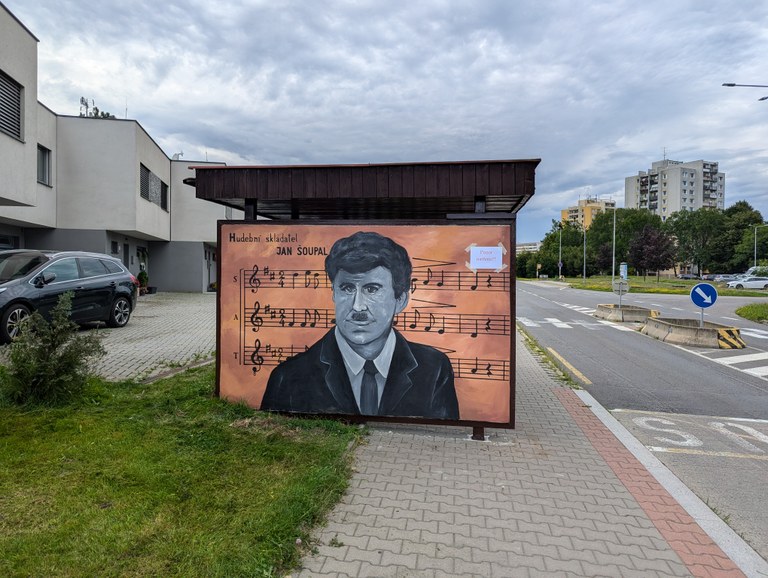 Zastávka vzdává hold hudebnímu skladateli