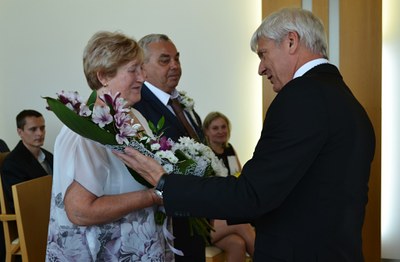 Zlatá svatba na radnici