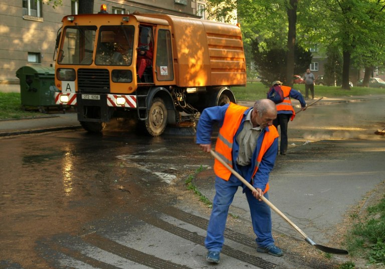 Změna v čištění ulic