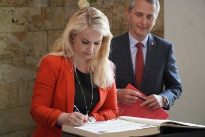 Podpis dohody v Ratiboři. Foto: ÚMOb Poruba