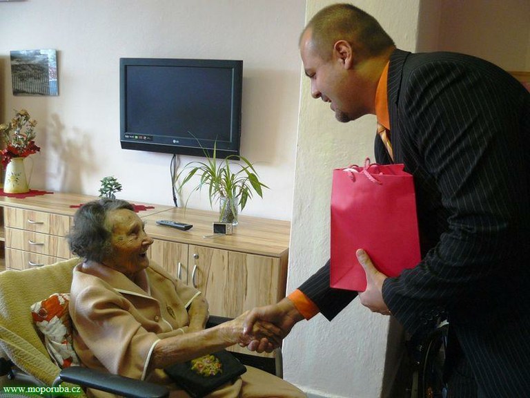 7.10.2009 – Zdena Stýblová oslavila 101 let