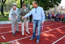 Otevření hřiště u základních škol na Porubské ulici