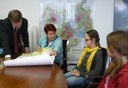 Žáci představili starostovi ekologický projekt EKOPOLIS
