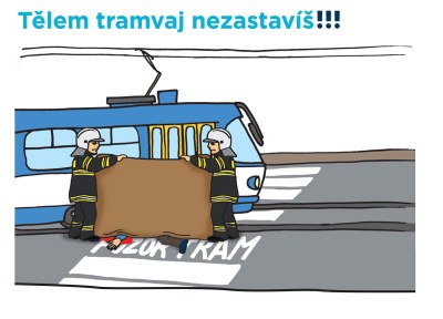 Kampaň „Tramvaj vs. chodec“ má snížit počet nehod