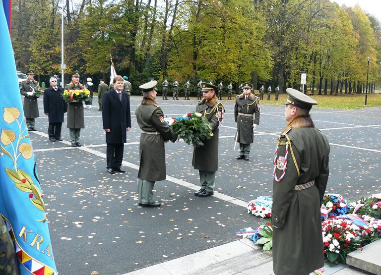 Starosta Lumír Palyza uctil památku válečných hrdinů