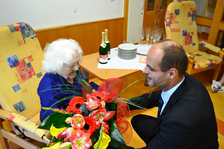 Anna Swakoňová oslavila 102 let