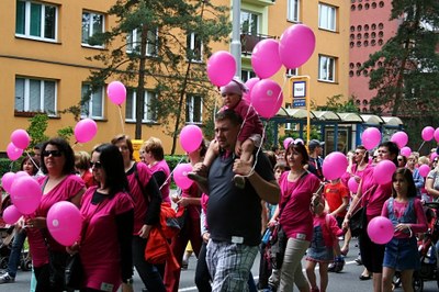 Nad Hlavní třídou se vznášely balonky