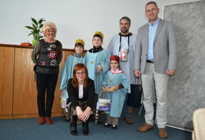 Tři králové zavítali i na radnici