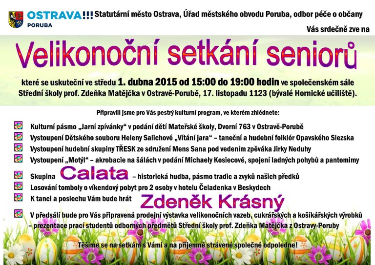 Velikonoční setkání seniorů
