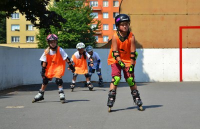 Bruslení děti baví