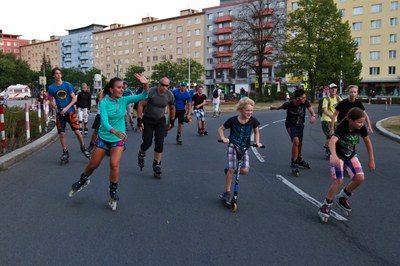 V pátek 4.září bude Hlavní třída pro bruslaře v tomto roce otevřena naposledy. Foto: Jiří Birke