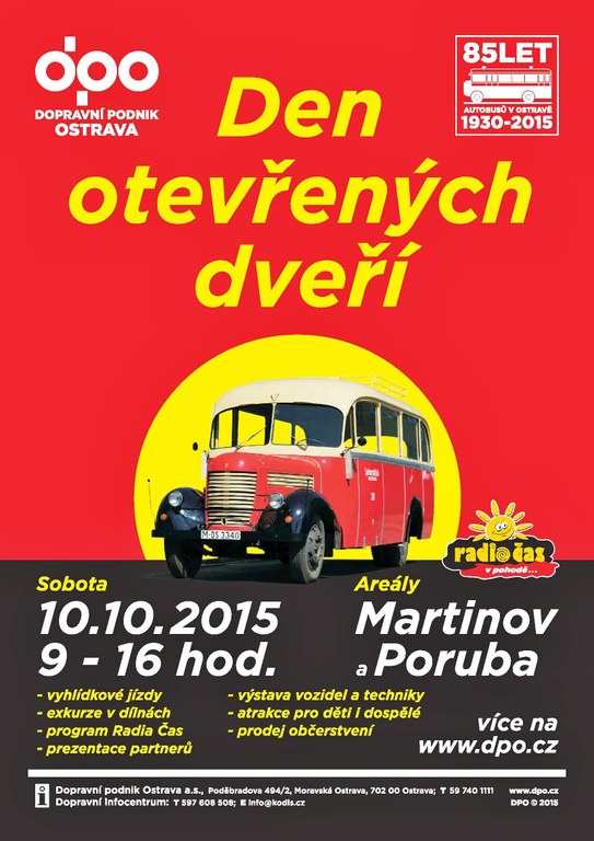 85 let autobusové dopravy v Ostravě