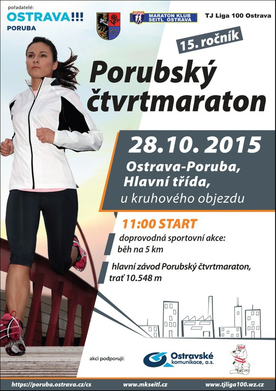 Porubský čtvrtmaraton se běží už příští týden