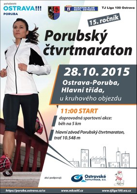 Porubský čtvrtmaraton se běží už příští týden
